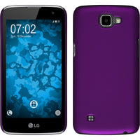 Hardcase für LG K4 2016 gummiert lila