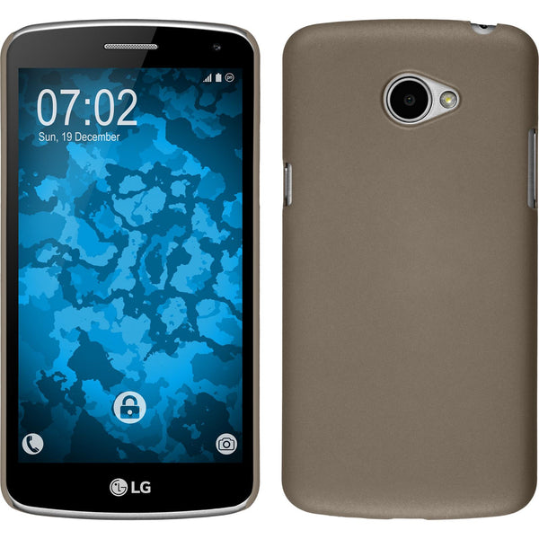 Hardcase für LG K5 gummiert gold