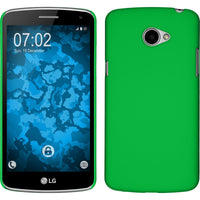Hardcase für LG K5 gummiert grün