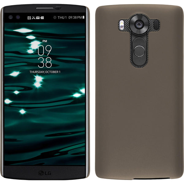 Hardcase für LG V10 gummiert gold