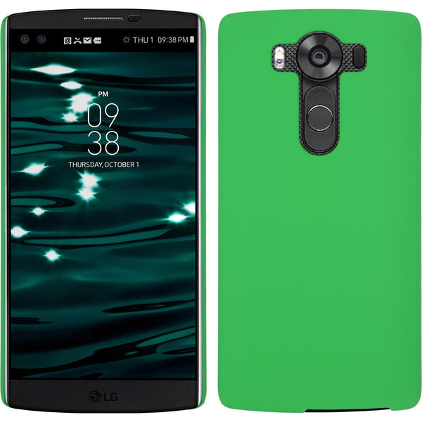 Hardcase für LG V10 gummiert grün