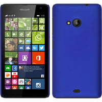 Hardcase für Microsoft Lumia 535 gummiert blau