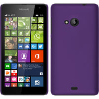 Hardcase für Microsoft Lumia 535 gummiert lila