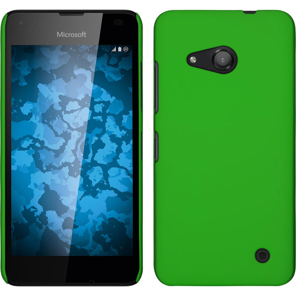 Hardcase für Microsoft Lumia 550 gummiert grün