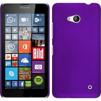 Hardcase für Microsoft Lumia 640 gummiert lila