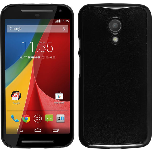 Hardcase für Motorola Moto G 2014 2. Generation Lederoptik s