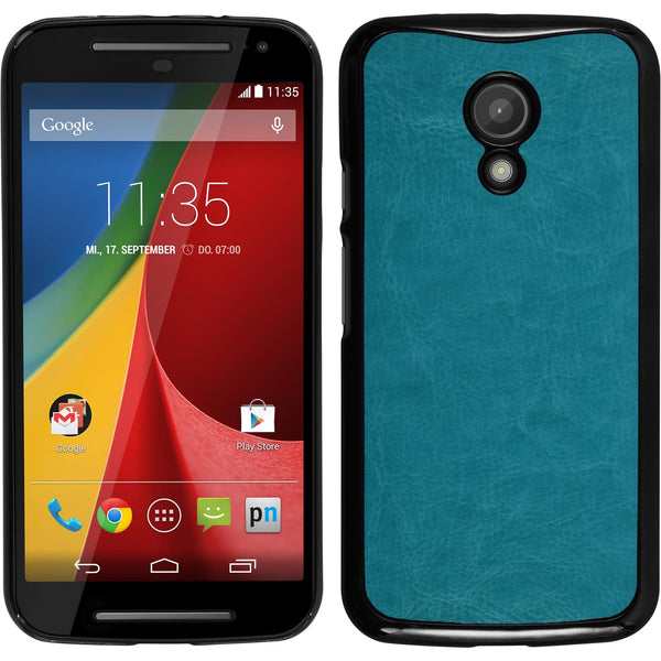 Hardcase für Motorola Moto G 2014 2. Generation Lederoptik t