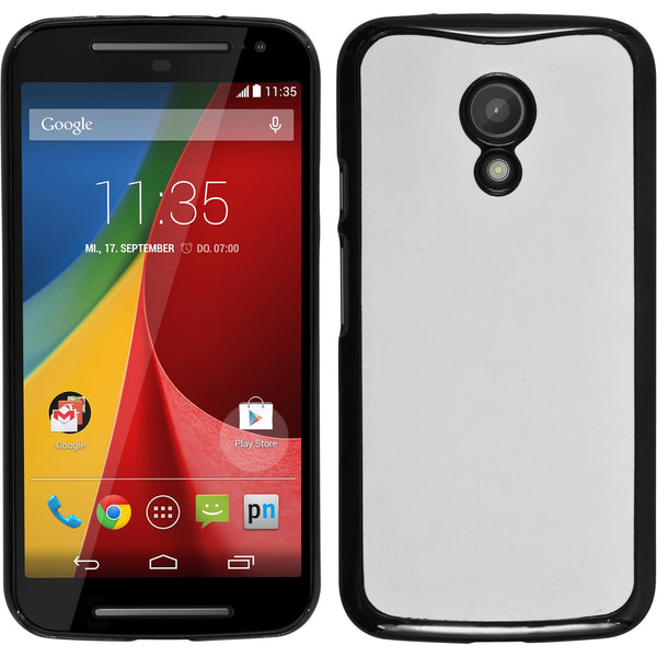 Hardcase für Motorola Moto G 2014 2. Generation Lederoptik w