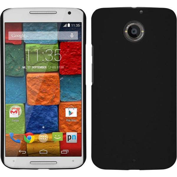 Hardcase für Motorola Moto X 2014 2. Gen. gummiert schwarz