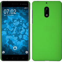 Hardcase für  Nokia 6 gummiert grün