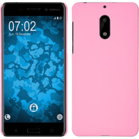 Hardcase für  Nokia 6 gummiert rosa