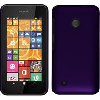 Hardcase für  Nokia Lumia 530 gummiert lila