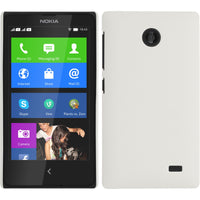 Hardcase für  Nokia X / X+ gummiert weiß