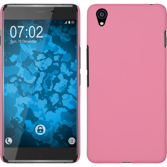 Hardcase für  OnePlus X gummiert rosa