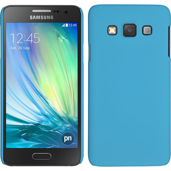 Hardcase für Samsung Galaxy A3 (A300) gummiert hellblau