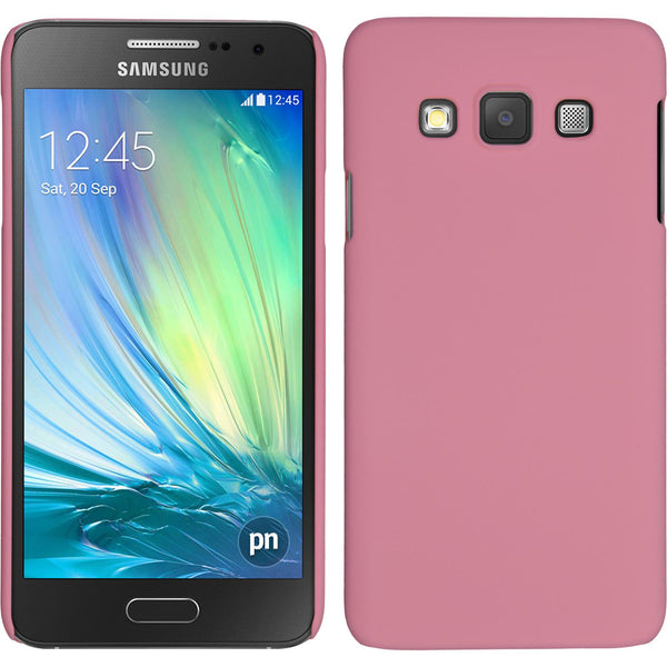 Hardcase für Samsung Galaxy A3 (A300) gummiert rosa