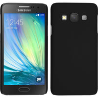 Hardcase für Samsung Galaxy A3 (A300) gummiert schwarz