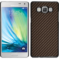 Hardcase für Samsung Galaxy A5 (A500) Carbonoptik bronze
