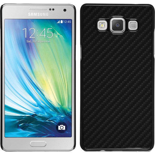 Hardcase für Samsung Galaxy A5 (A500) Carbonoptik schwarz
