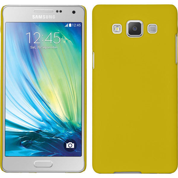 Hardcase für Samsung Galaxy A5 (A500) gummiert gelb