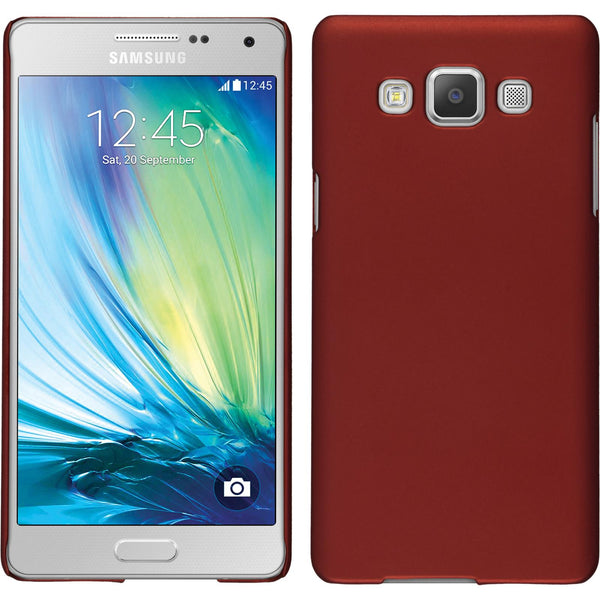 Hardcase für Samsung Galaxy A5 (A500) gummiert rot