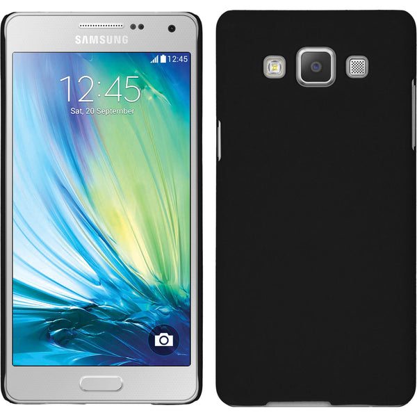 Hardcase für Samsung Galaxy A5 (A500) gummiert schwarz
