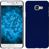 Hardcase für Samsung Galaxy A7 (2016) A710 gummiert blau