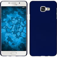 Hardcase für Samsung Galaxy A7 (2016) A710 gummiert blau