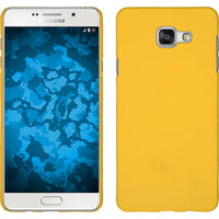 Hardcase für Samsung Galaxy A7 (2016) A710 gummiert gelb