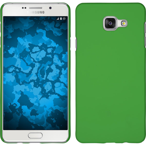 Hardcase für Samsung Galaxy A7 (2016) A710 gummiert grün