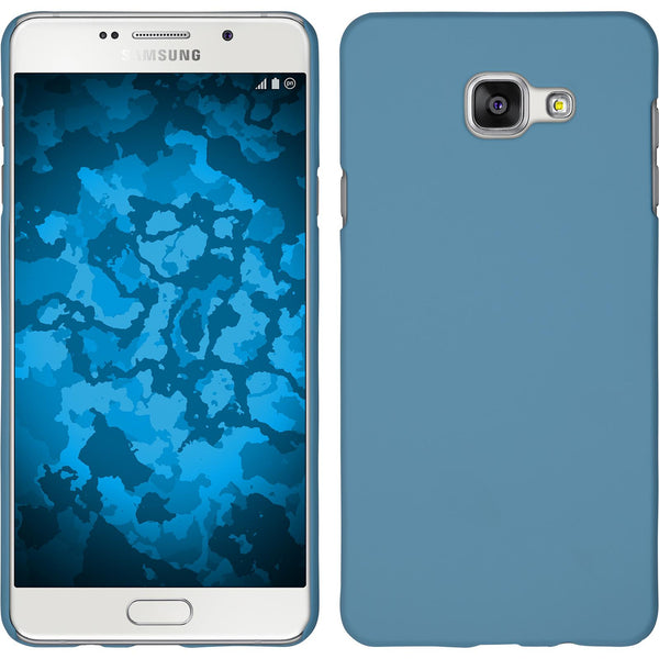 Hardcase für Samsung Galaxy A7 (2016) A710 gummiert hellblau