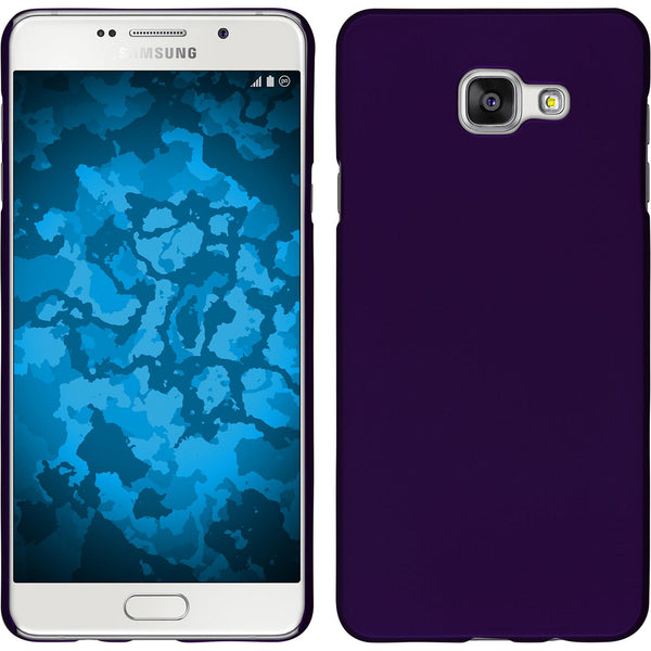 Hardcase für Samsung Galaxy A7 (2016) A710 gummiert lila