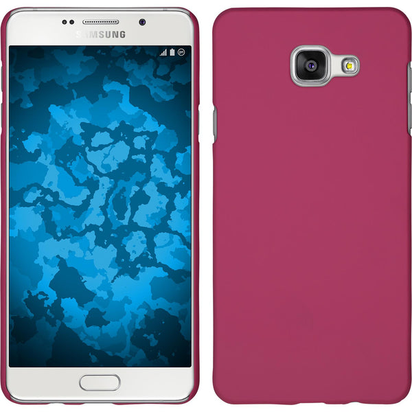 Hardcase für Samsung Galaxy A7 (2016) A710 gummiert pink