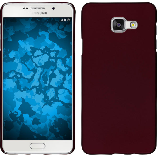 Hardcase für Samsung Galaxy A7 (2016) A710 gummiert rot