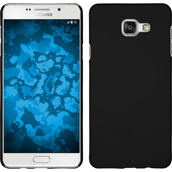 Hardcase für Samsung Galaxy A7 (2016) A710 gummiert schwarz