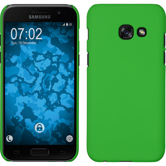 Hardcase für Samsung Galaxy A7 (2017) gummiert grün