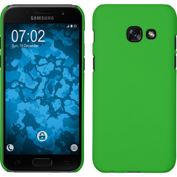 Hardcase für Samsung Galaxy A7 (2017) gummiert grün