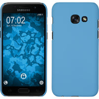 Hardcase für Samsung Galaxy A7 (2017) gummiert hellblau
