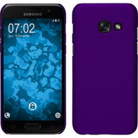 Hardcase für Samsung Galaxy A7 (2017) gummiert lila