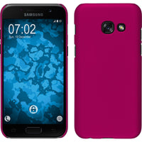 Hardcase für Samsung Galaxy A7 (2017) gummiert pink