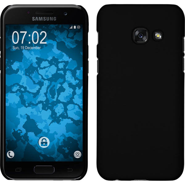 Hardcase für Samsung Galaxy A7 (2017) gummiert schwarz