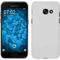 Hardcase für Samsung Galaxy A7 (2017) gummiert weiﬂ