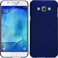 Hardcase für Samsung Galaxy A8 (2015) gummiert blau