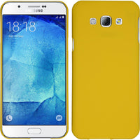 Hardcase für Samsung Galaxy A8 (2015) gummiert gelb