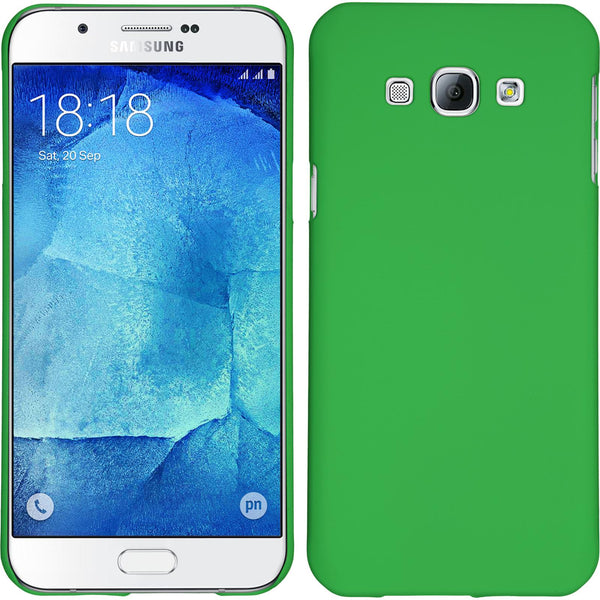 Hardcase für Samsung Galaxy A8 (2015) gummiert grün