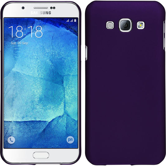 Hardcase für Samsung Galaxy A8 (2015) gummiert lila