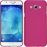 Hardcase für Samsung Galaxy A8 (2015) gummiert pink