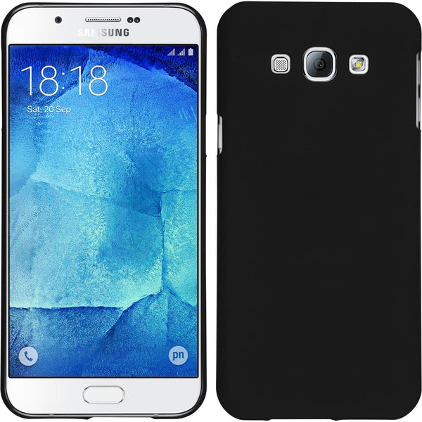 Hardcase für Samsung Galaxy A8 (2015) gummiert schwarz