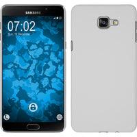 Hardcase für Samsung Galaxy A9 (2016) gummiert weiﬂ