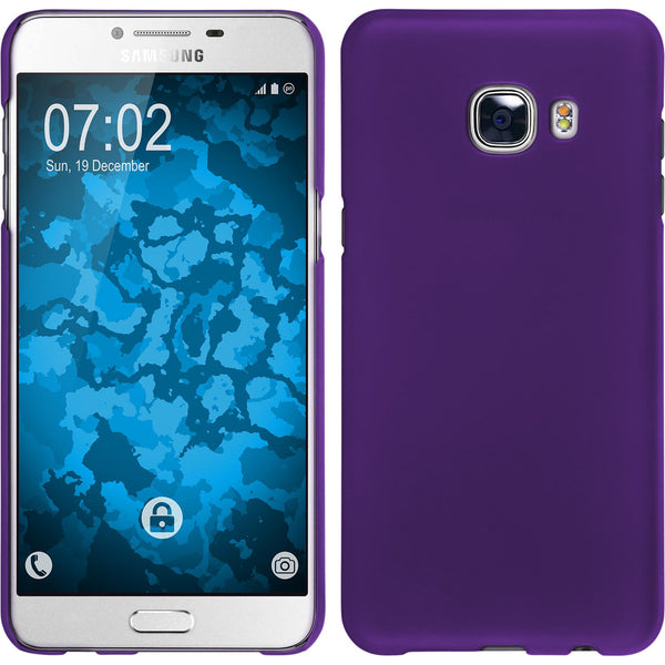 Hardcase für Samsung Galaxy C5 gummiert lila